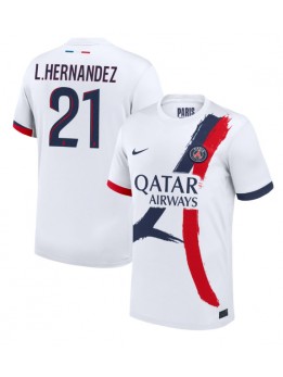 Paris Saint-Germain Lucas Hernandez #21 Replika Borta Kläder 2024-25 Kortärmad